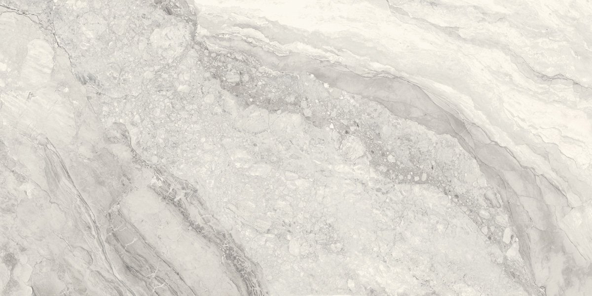 Fliese Marmoroptik grau marmoriert glänzend "Mystic Pearl poliert"