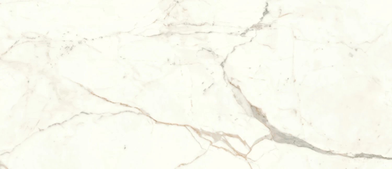 Wandfliese Marmoroptik marmoriert seidenmatt 50x120cm "Marvel Calacatta Prestigio Silk"