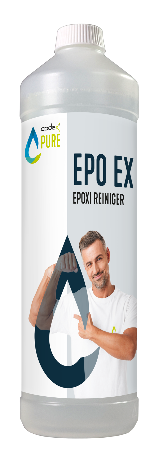 Epoxi-Reiniger zum Entfernen von Epoxidharz-Schleier "Codex Pure Epo Ex 1L" für Wand & Boden