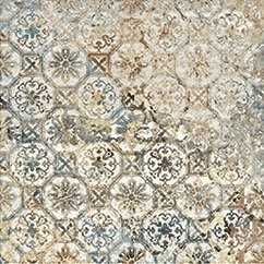 Fliese Ornamente Vintage Teppichoptik Carpet Vestige natural auch bekannt als Caresanablot