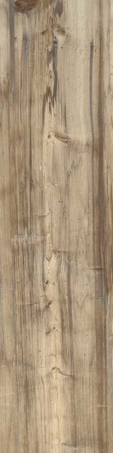 Terrassenplatte Holzoptik hellbraun 30x120 cm "Larix Natural" Feinsteinzeug 2 cm rektifiziert
