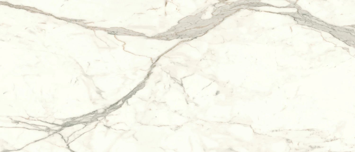 Wandfliese Marmoroptik marmoriert seidenmatt 50x120cm "Marvel Calacatta Prestigio Silk"