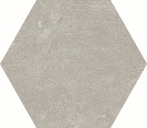 Fliese Sechseck Hexagon grau Betonoptik Zementoptik 25,8x29cm "Groundhex Gris"