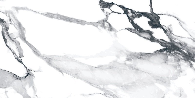 Fliese weiß-grau marmoriert Paonazzetto-Marmor-Optik matt "Crash Blanco" rektifiziert