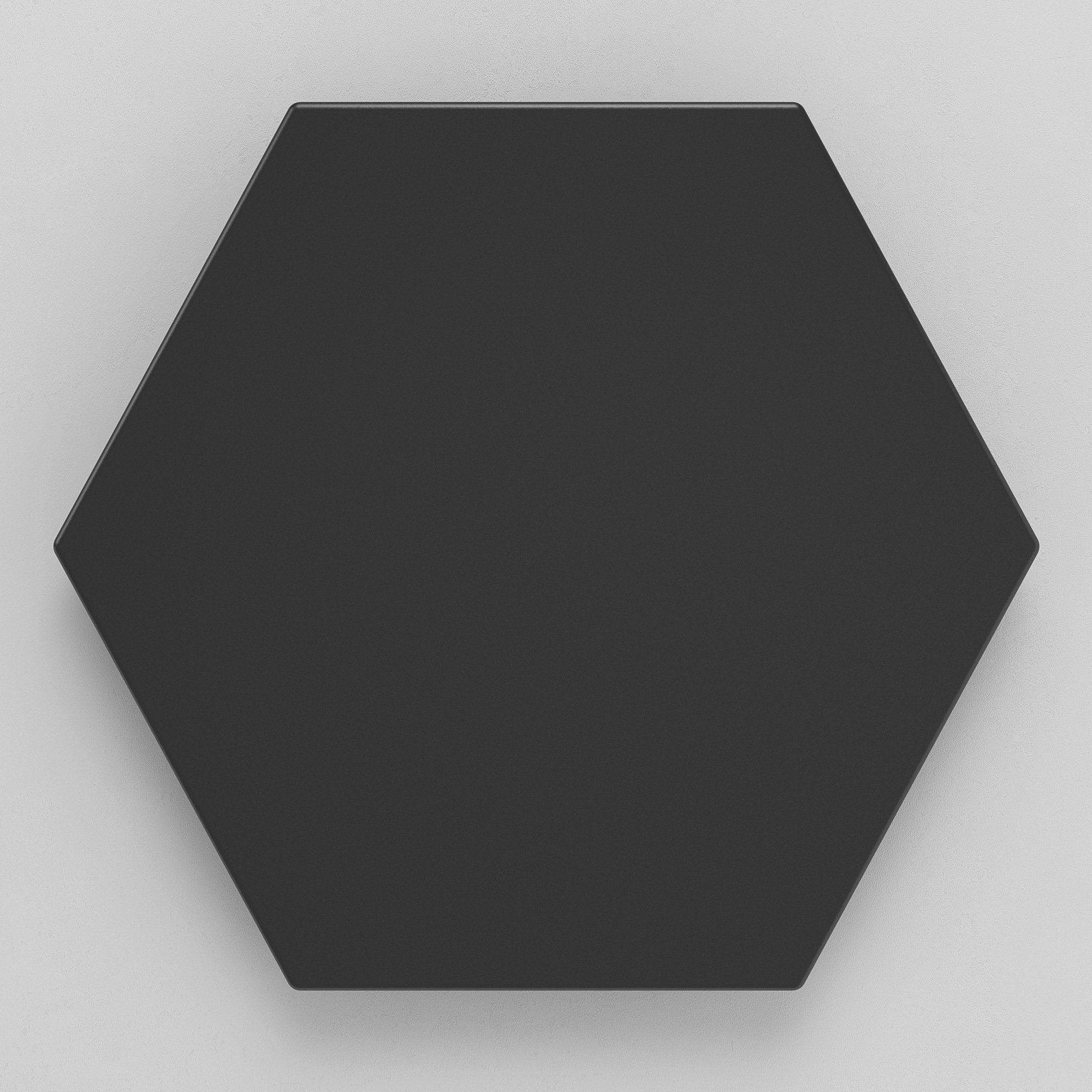 Hexagon Fliese schwarz Sechseckige Fliese SOLID BLACK Fliese