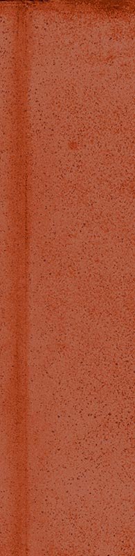 Fliese glasiert unregelmäßige Oberfläche "Tetris Coral" orange glänzend 5x20cm