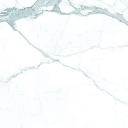 Fliese Marmor-Optik weiß marmoriert matt Slim 6mm Stärke 60,8x60,8cm "Ceres Blanco"