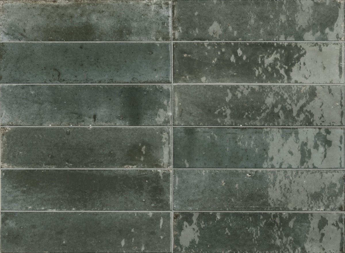 Fliese türkis glasiert unregelmäßige Oberfläche Look Ragno by Marazzi