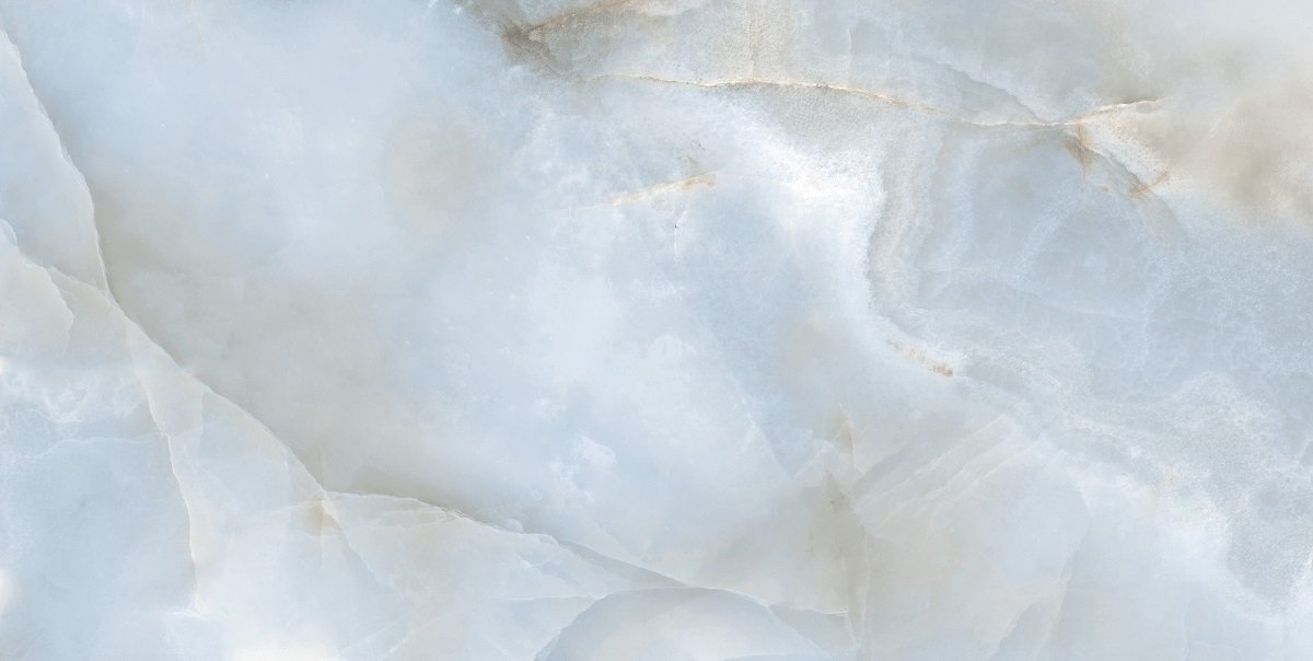 Fliese Achat-Optik grau-blau marmoriert glänzend poliert kalibriert Onix Pearl