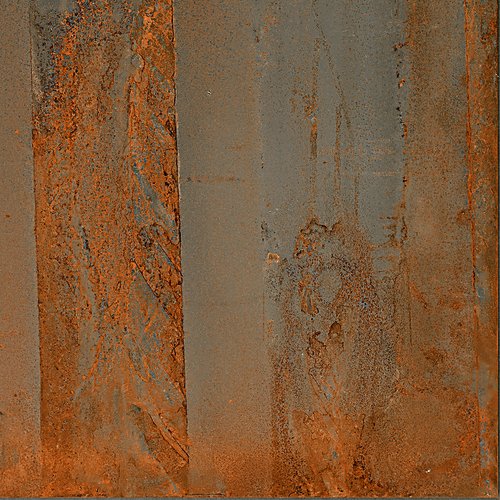 Metall-Optik Fliese kupfer bronze braun Vintage Metalloptik "Oxidart Copper"