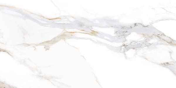 Fliese Marmor-Optik gold marmoriert glänzend poliert "Aurora Gold" rektifiziert