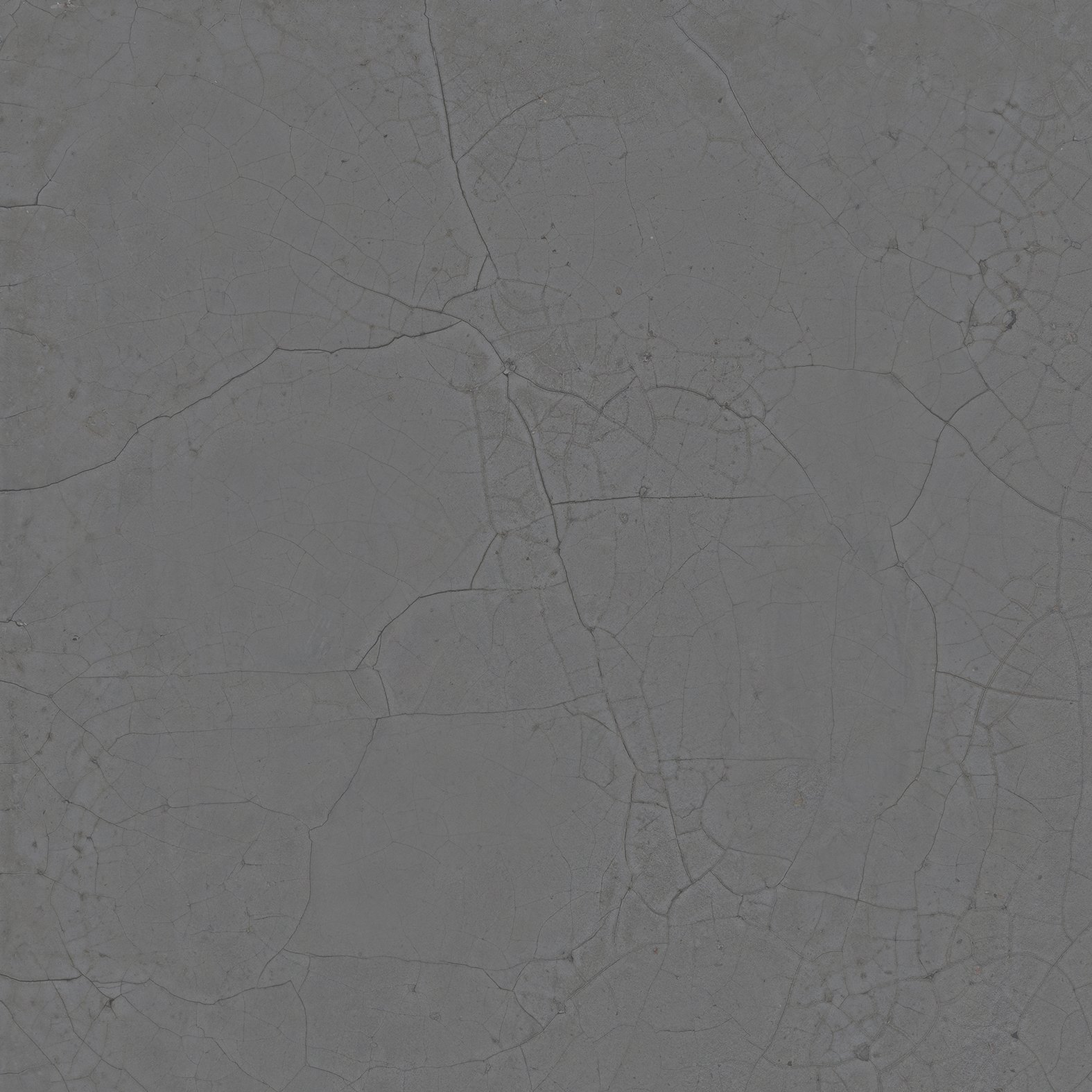 Fliese Stein-Optik dunkel-grau matt 59,55x59,55cm "Cracked Graphite"