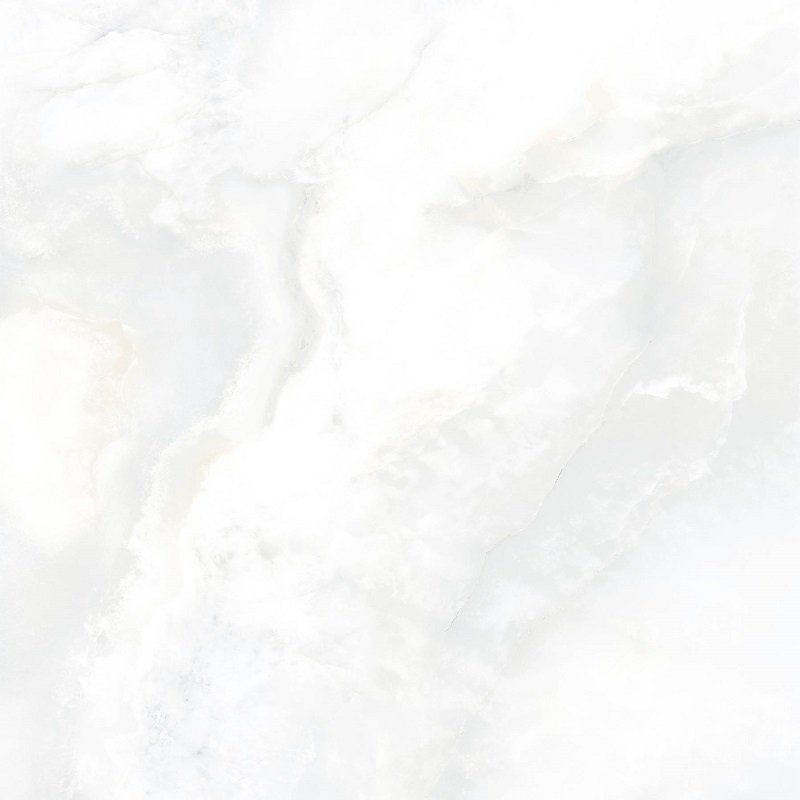Fliese Achat-Optik weiß marmoriert glänzend poliert "Onix White" rektifiziert